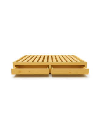 Box bed – 2 drawers – King