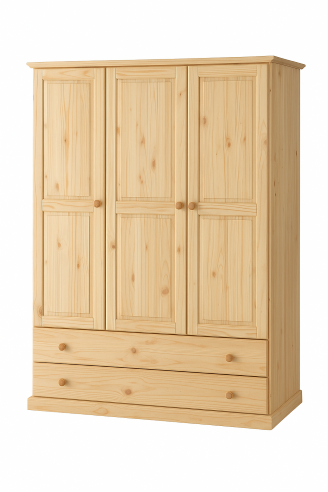 3 Door – hang & pack +2 drawers