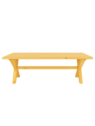 Table flush or X leg