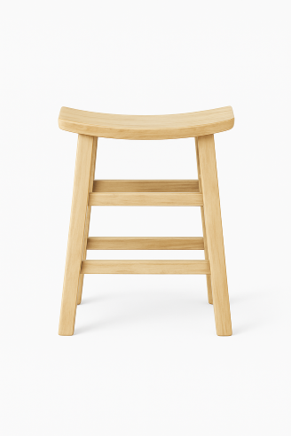 Saddle bar stool