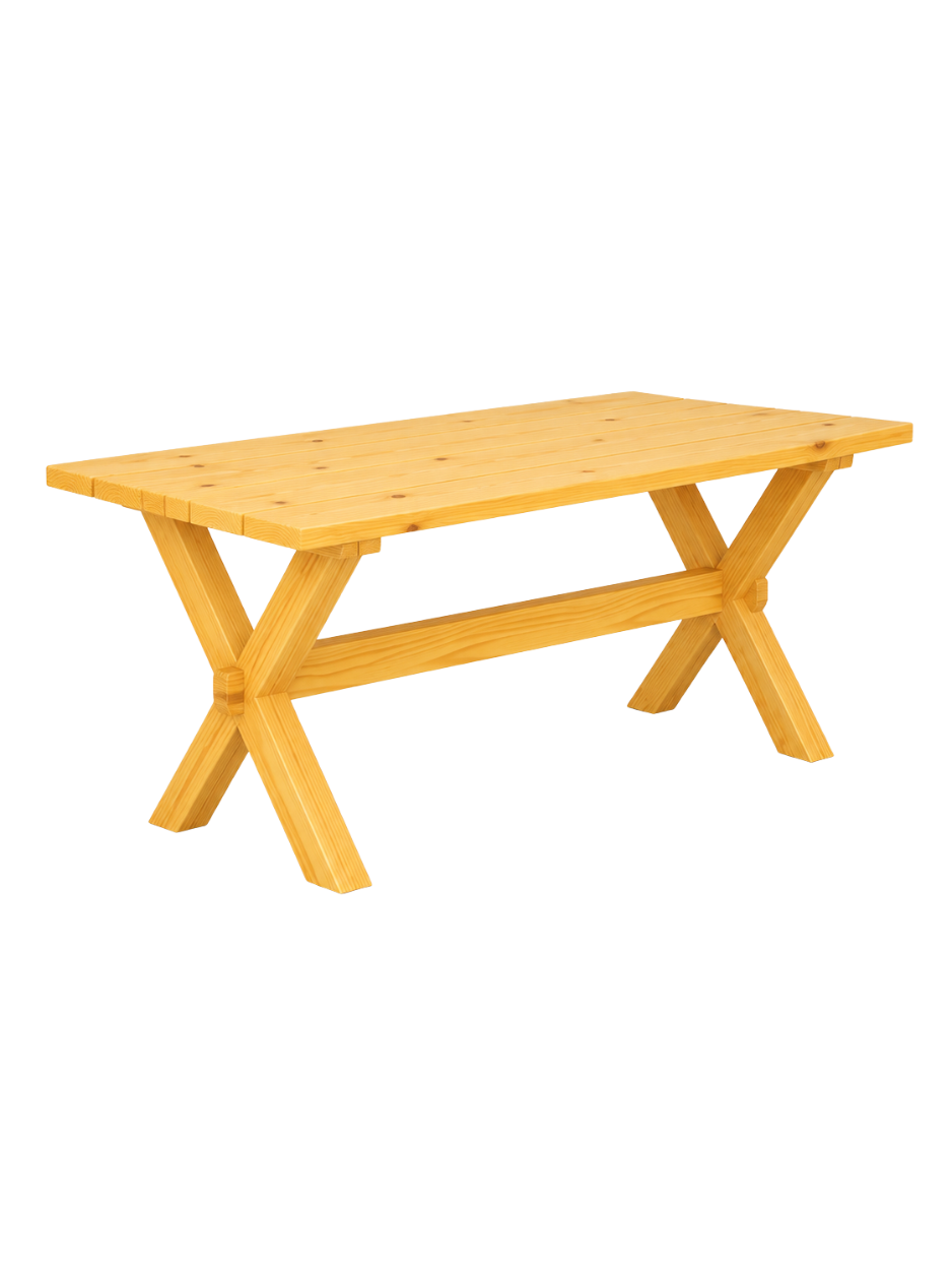 X Leg Table