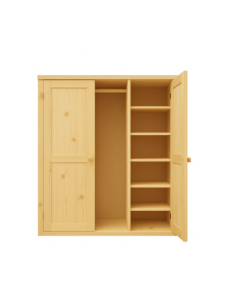 Wardrobe – 2 Door Hang and Pack